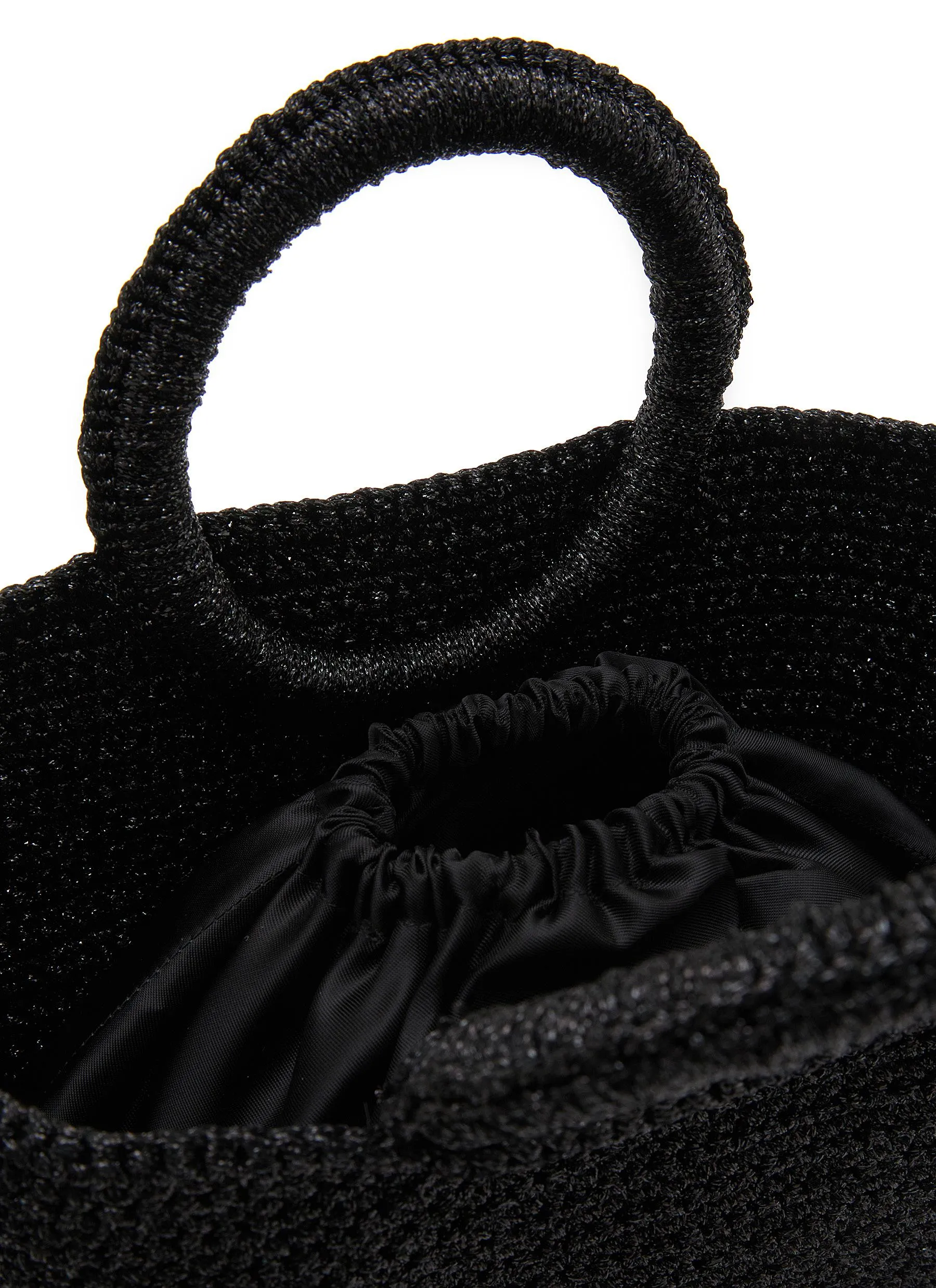 -----------MIZELE  ---- ------------ ----Small Muze Crocheted Lurex Tote Bag --