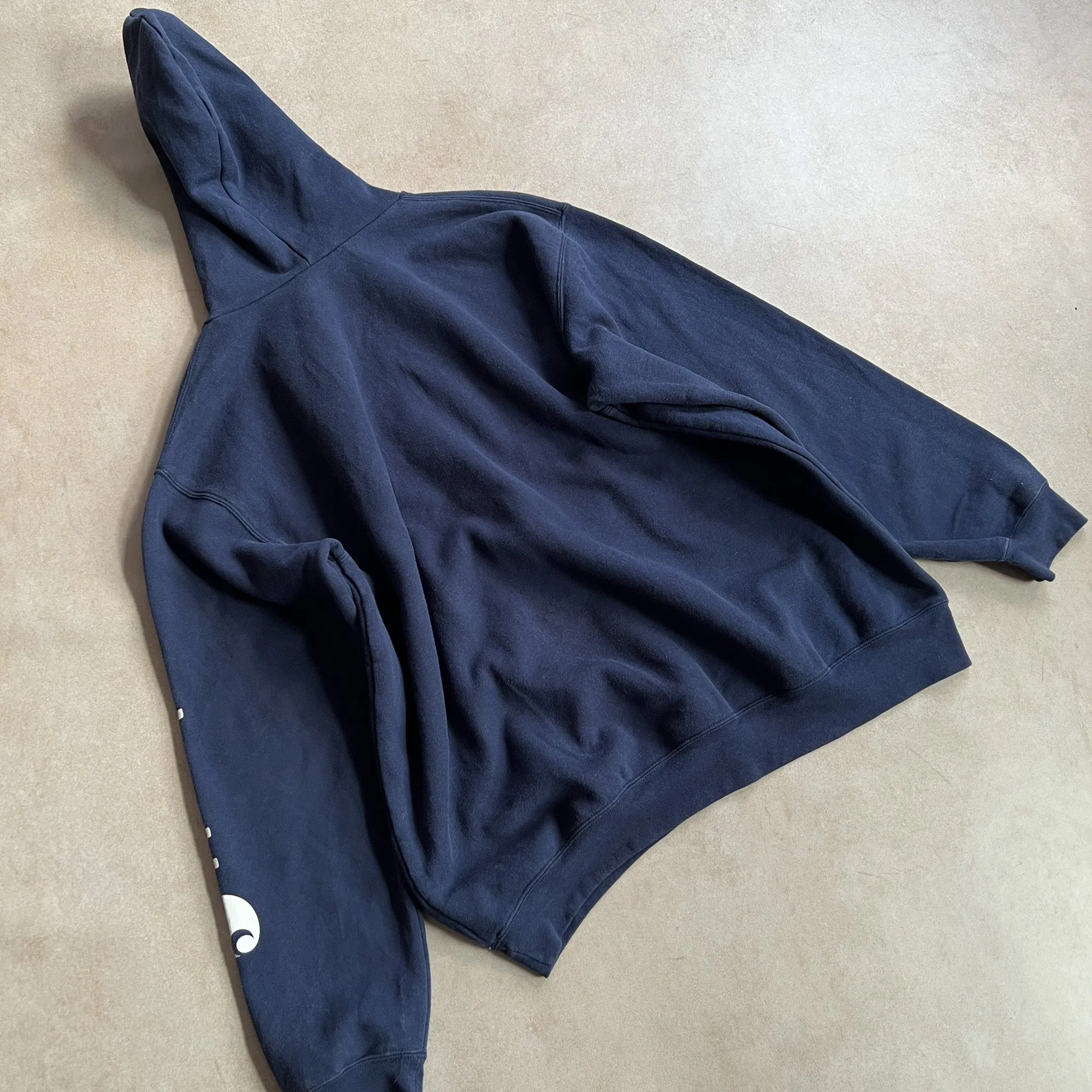 1990s Carhartt Navy Hoodie - XL