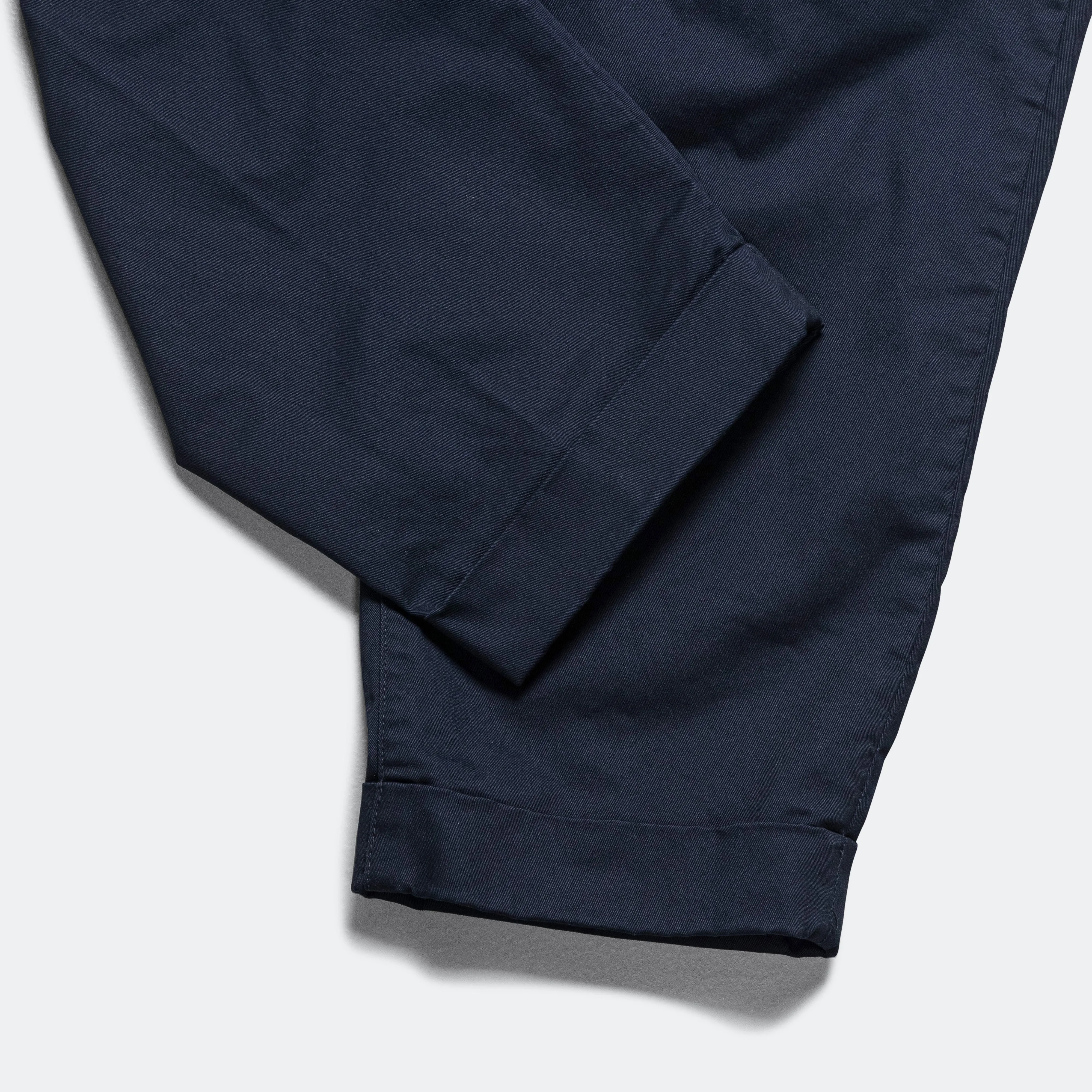 2 Pleated Twill Pants - Navy - Shop Now.