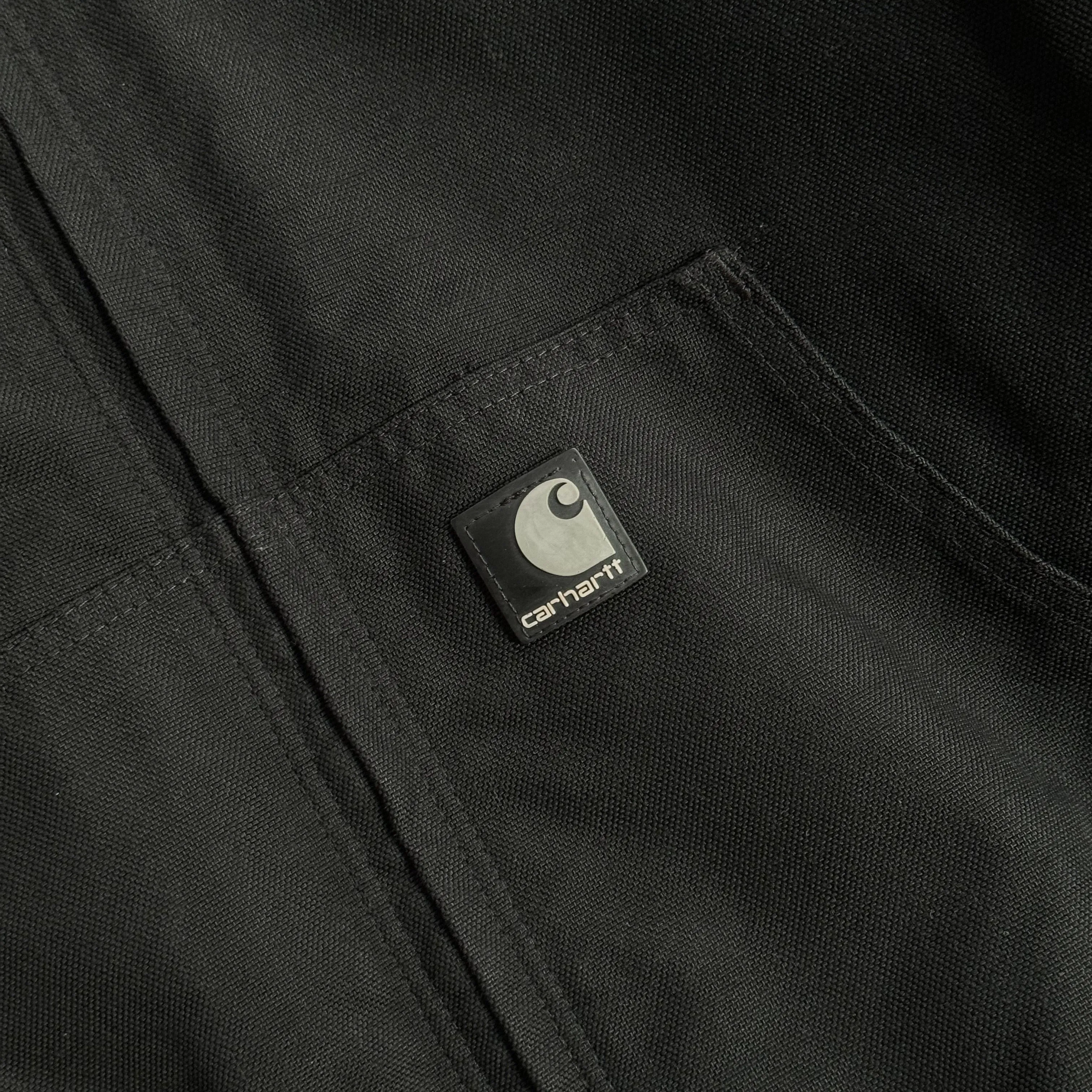 2000s Carhartt Black Active Hoodie - XL