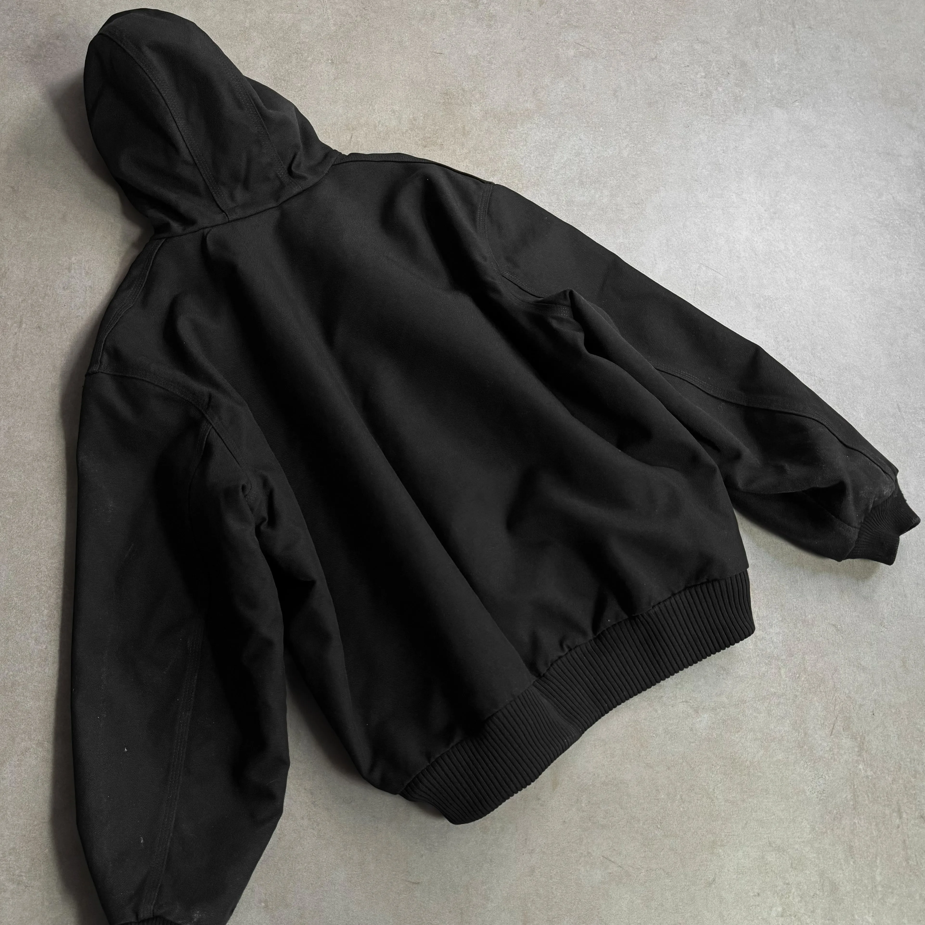 2000s Carhartt Black Active Hoodie - XL