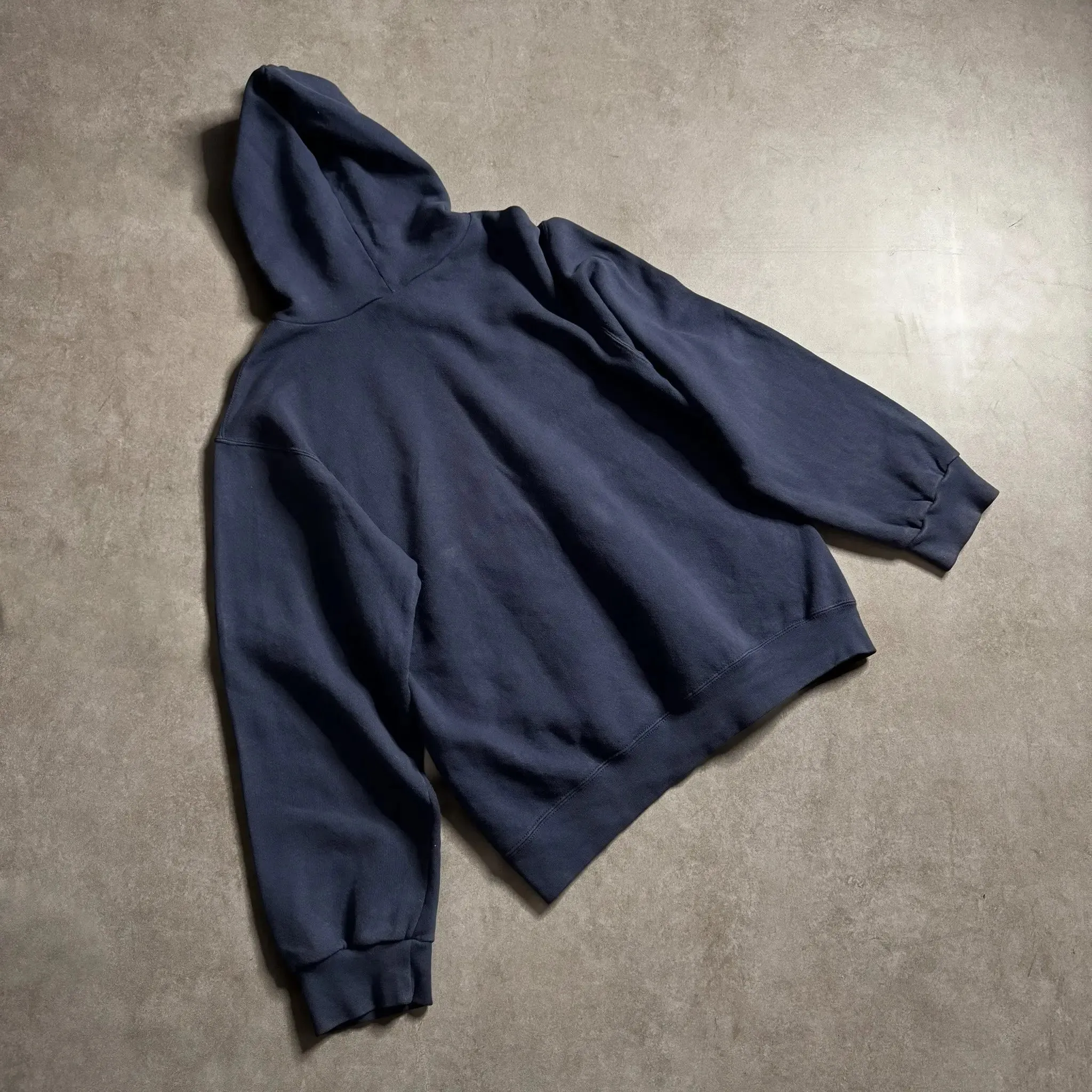 2000s Nike Center Swoosh Navy Hoodie - S