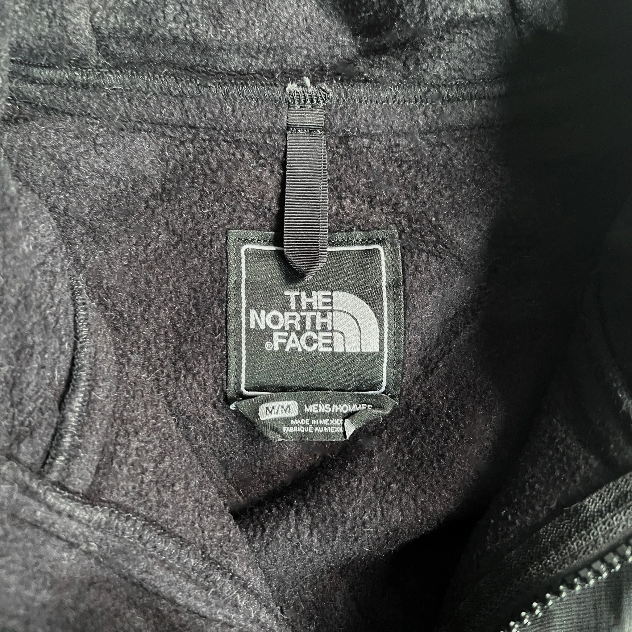 2000s The North Face Denali Black Hoodie Jacket - M