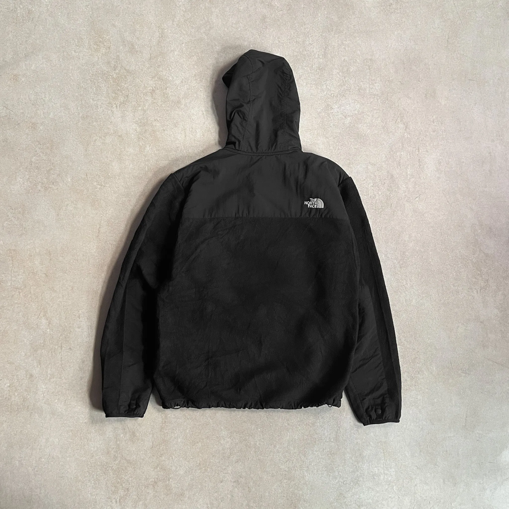 2000s The North Face Denali Black Hoodie Jacket - M