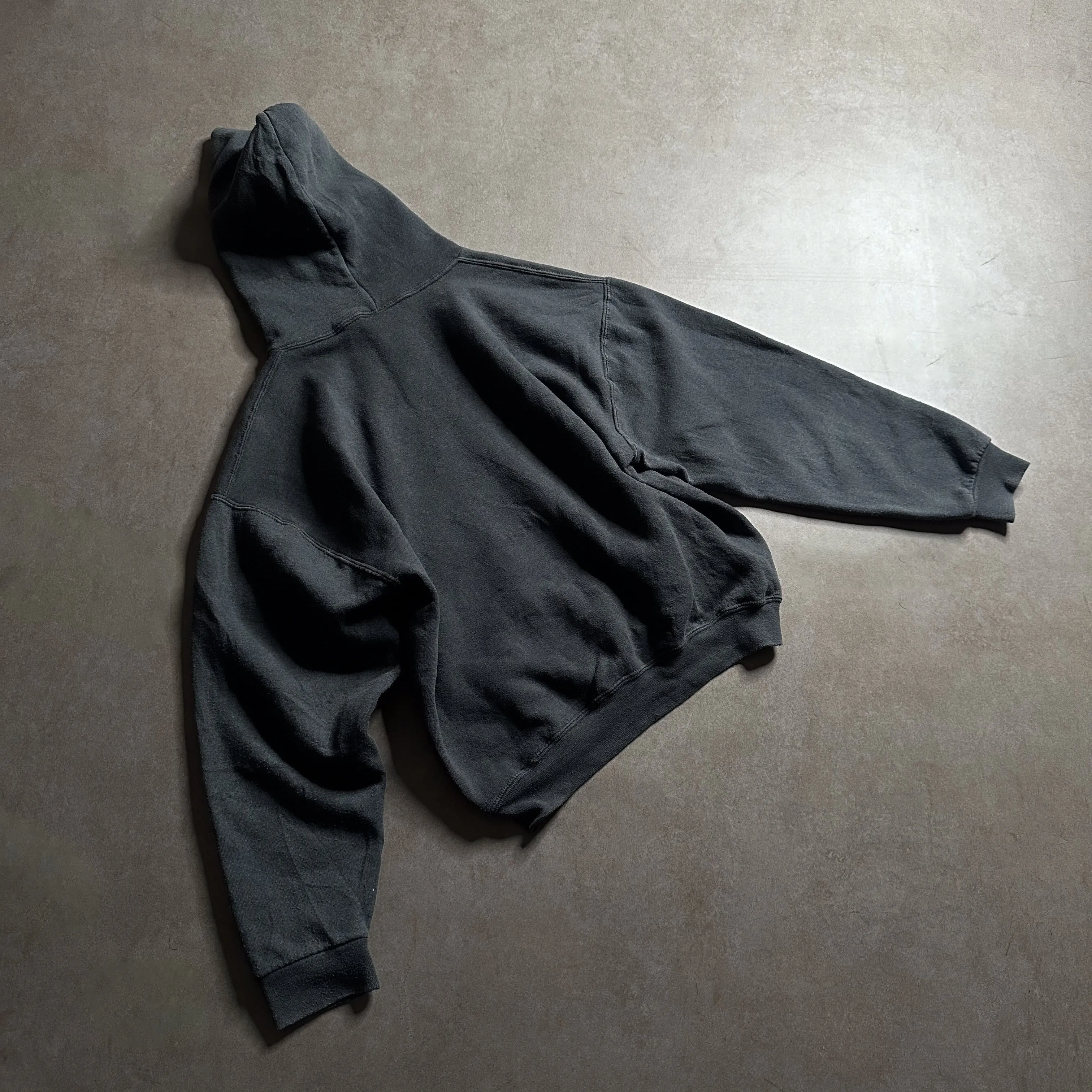 90s Russell Athletic Grey Hoodie - M