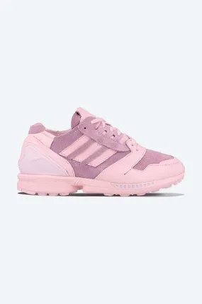 adidas Originals leather sneakers ZX 8000 Minimalist Icons pink color