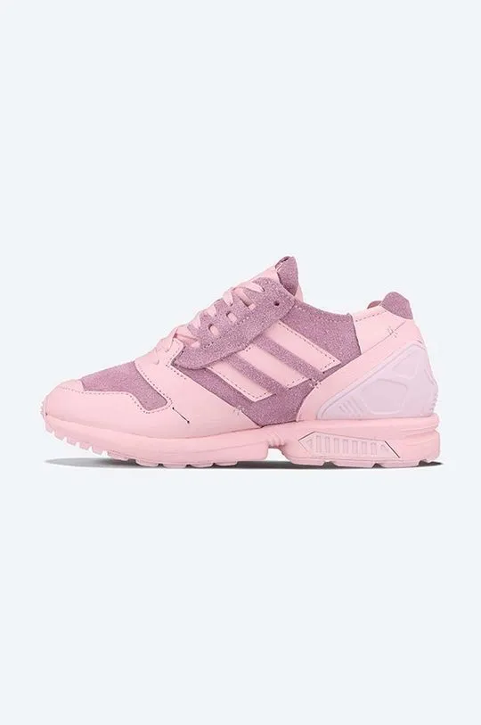 adidas Originals leather sneakers ZX 8000 Minimalist Icons pink color