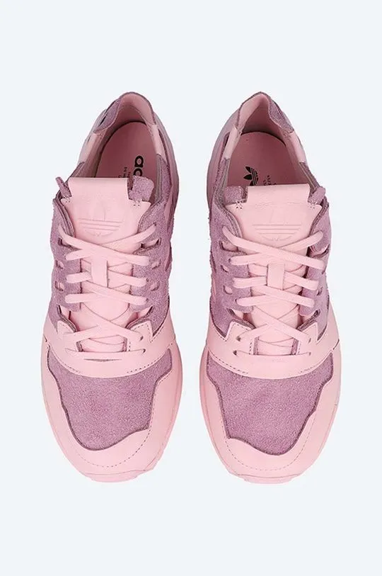 adidas Originals leather sneakers ZX 8000 Minimalist Icons pink color