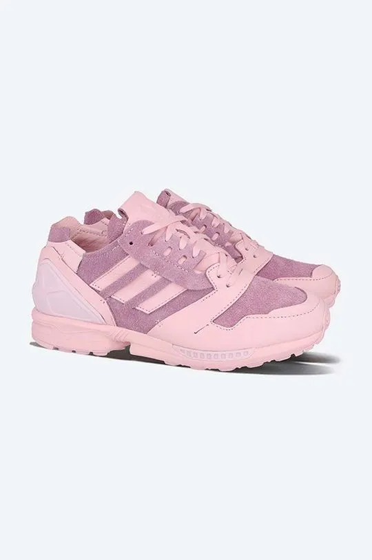 adidas Originals leather sneakers ZX 8000 Minimalist Icons pink color