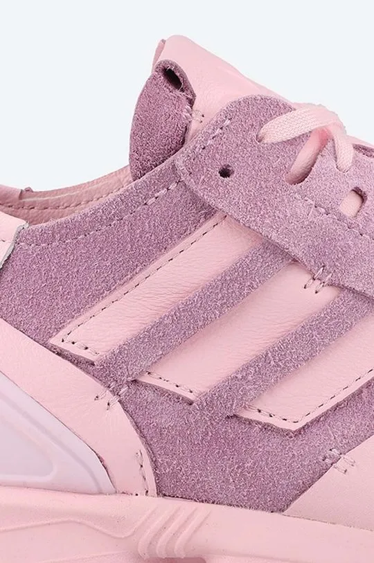 adidas Originals leather sneakers ZX 8000 Minimalist Icons pink color