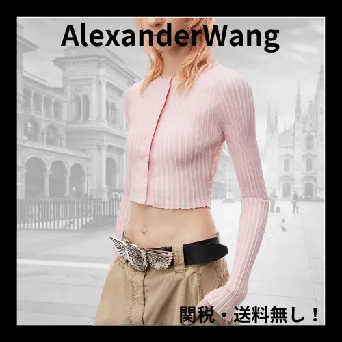 Alexander Wang Rib Plain Cardigans