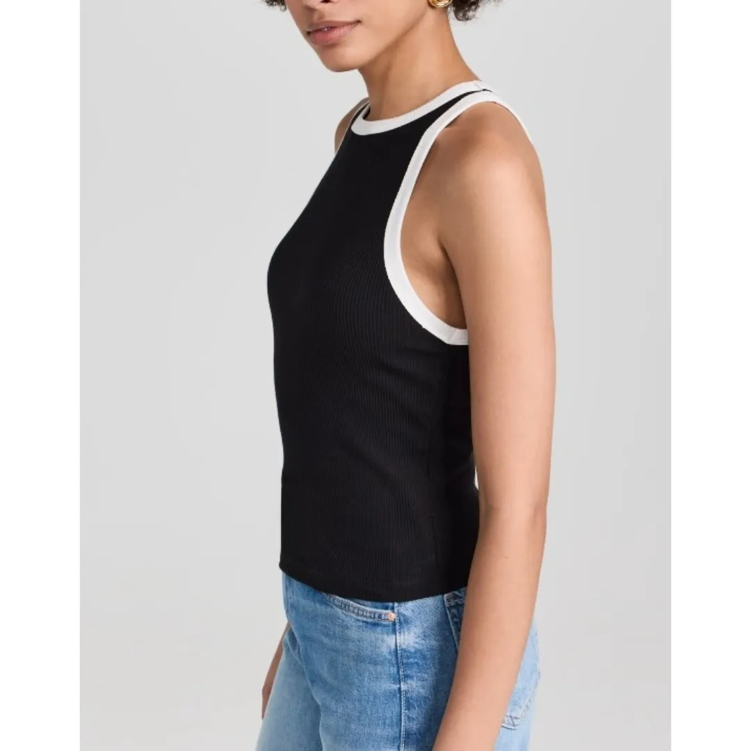 Alice+Olivia Ribbed Cotton Tanks & Camisoles