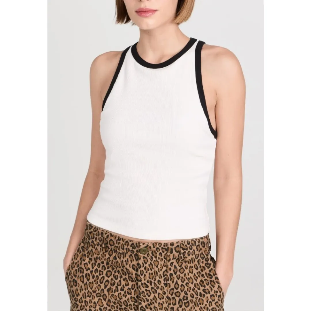 Alice+Olivia Ribbed Cotton Tanks & Camisoles