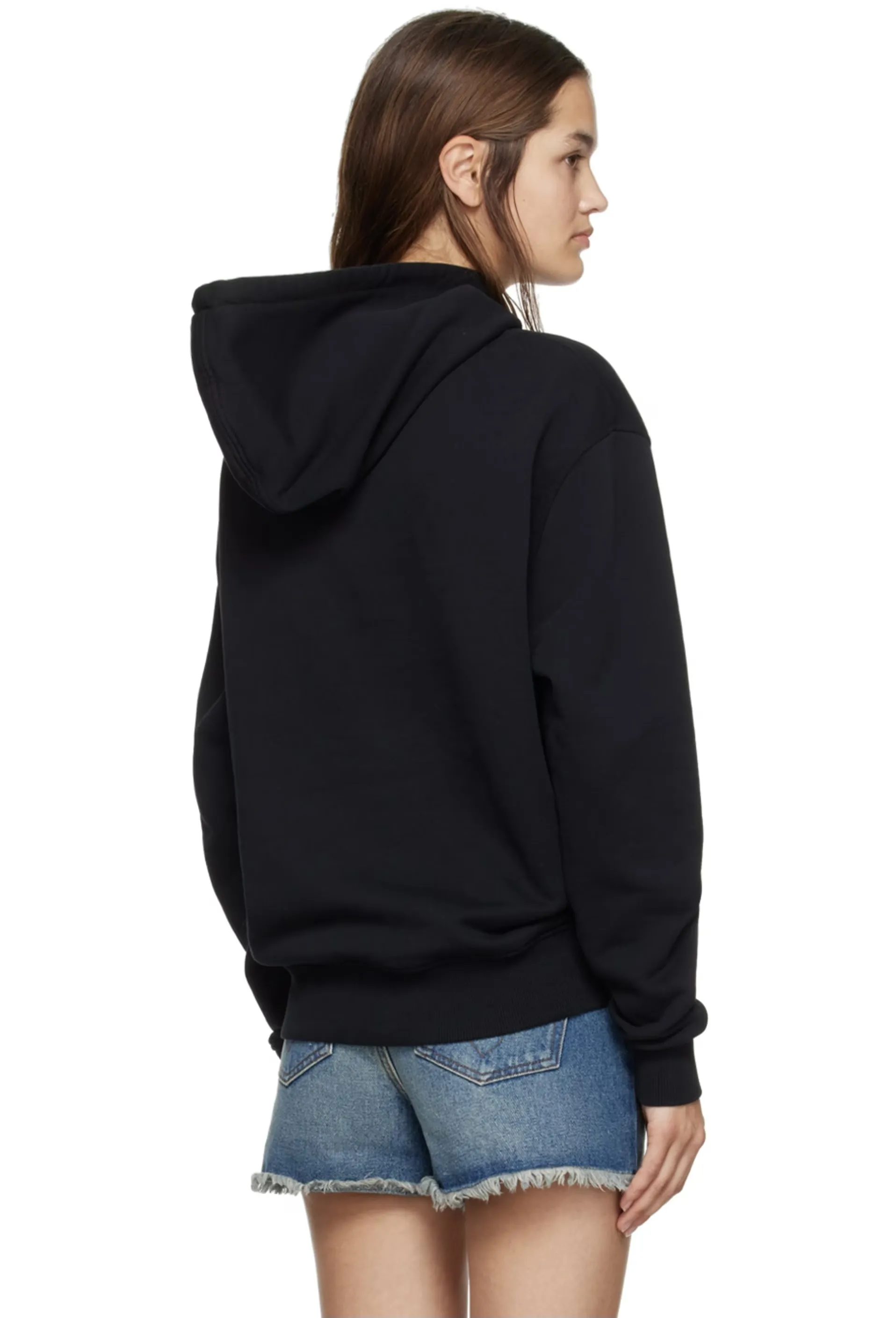 AMI PARIS Rib Cotton Logo Hoodies & Sweatshirts