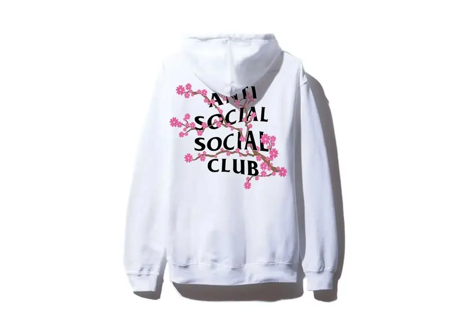 Anti Social Social Club Cherry Blossoms Hoodie White