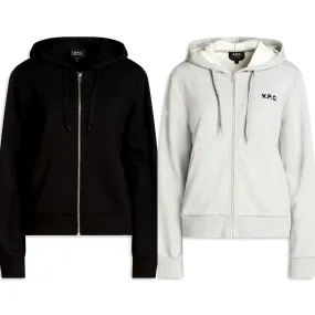 A.P.C. Rib Cotton Logo Hoodies Sweatshirts