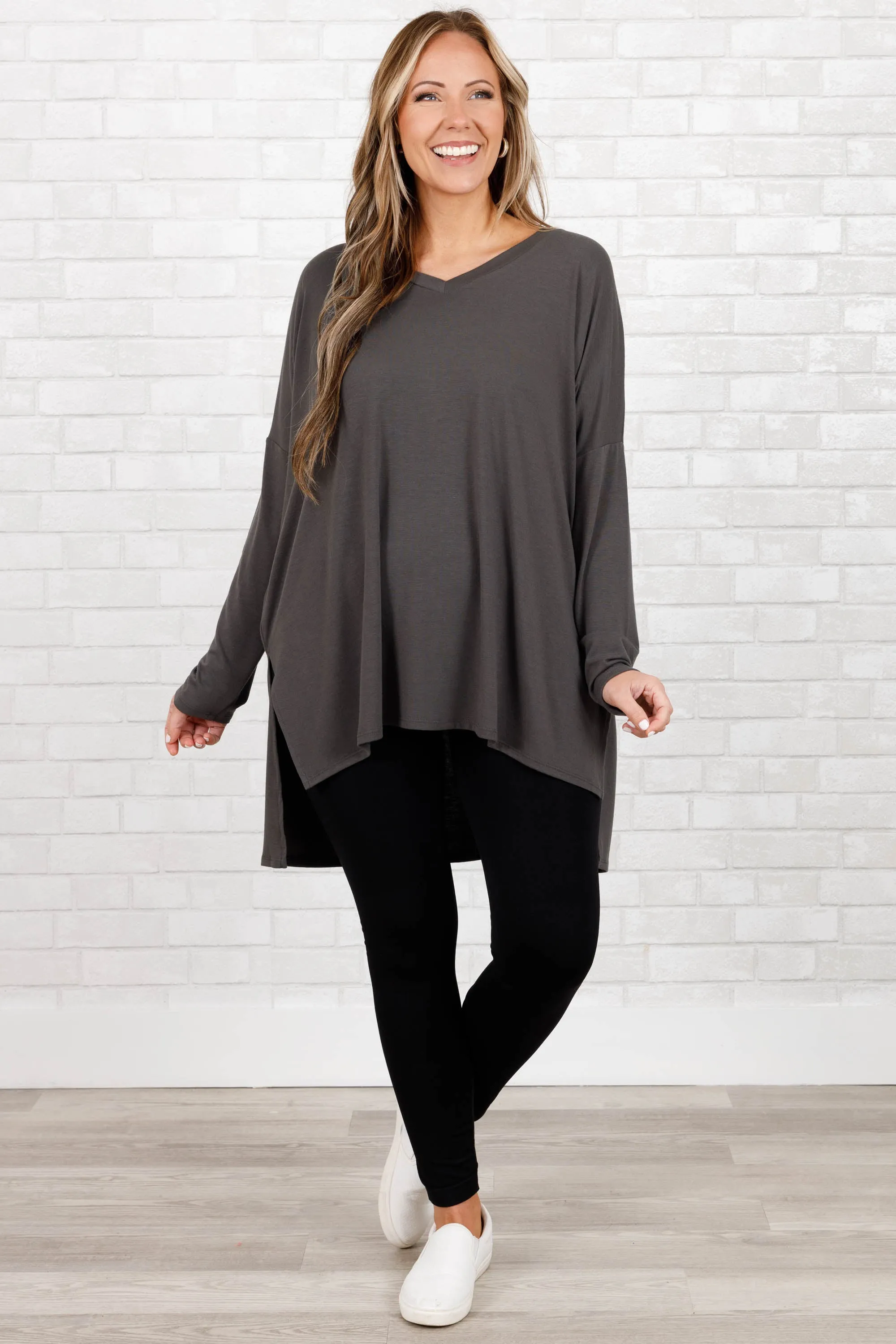 Ash Grey Top - Shop Now