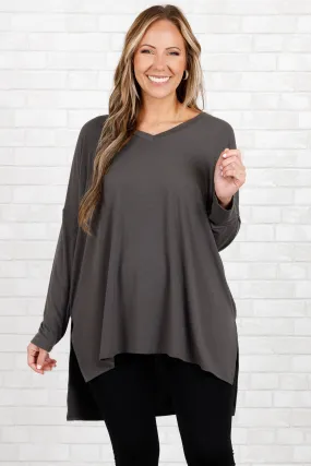 Ash Grey Top - Shop Now