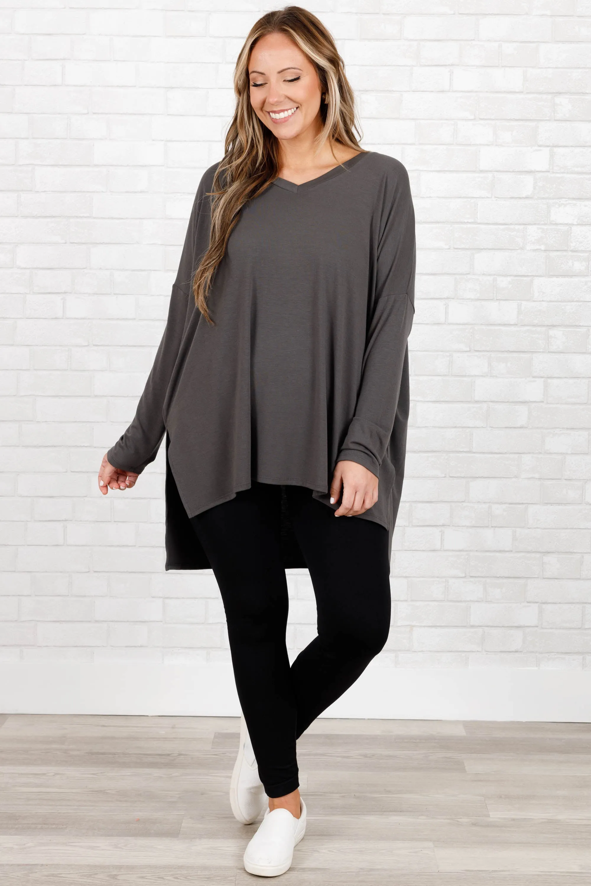 Ash Grey Top - Shop Now