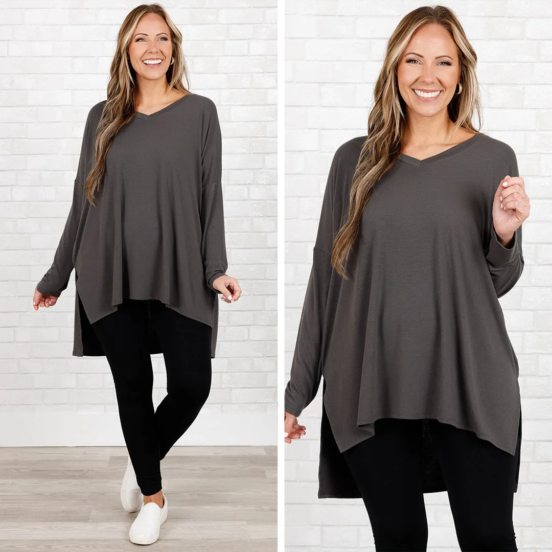 Ash Grey Top - Shop Now