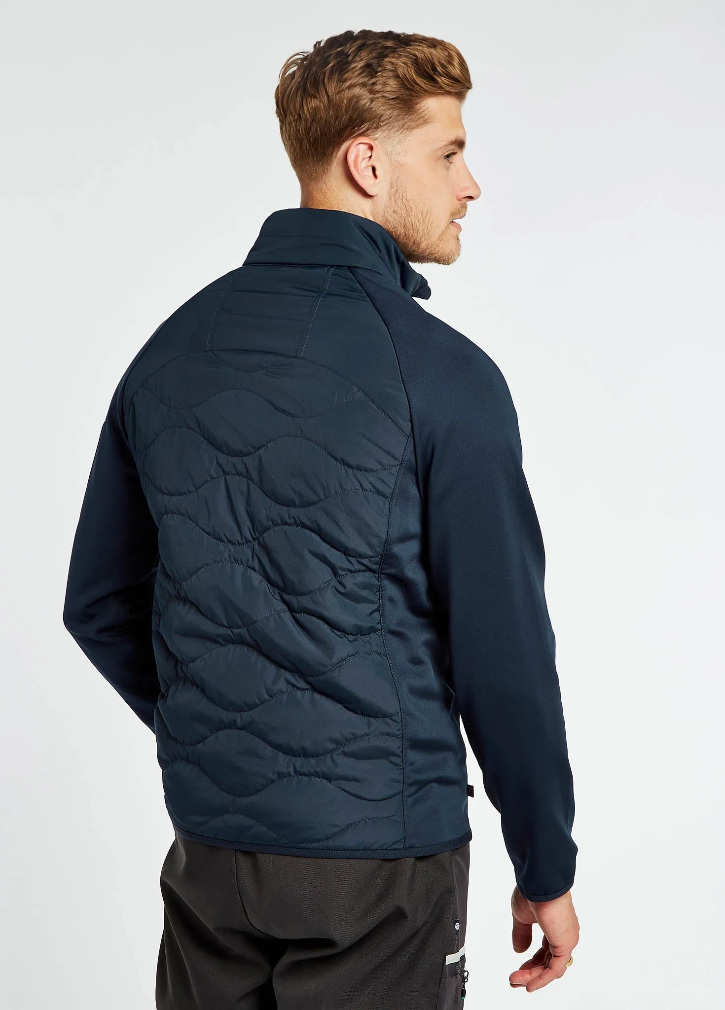 Atlantica Mens Hybrid Jacket - Navy