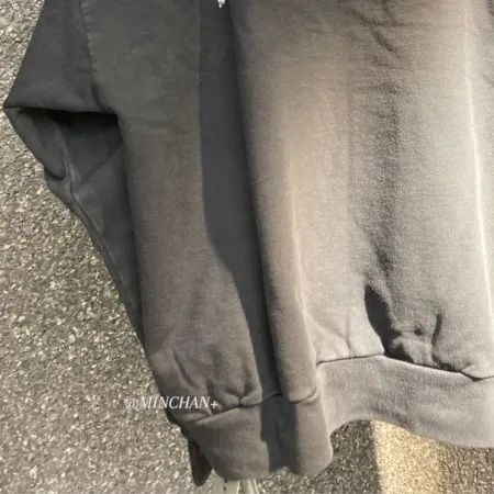 Balenciaga 24SS Black Logo Hoodie - Sizes XS-XXL.