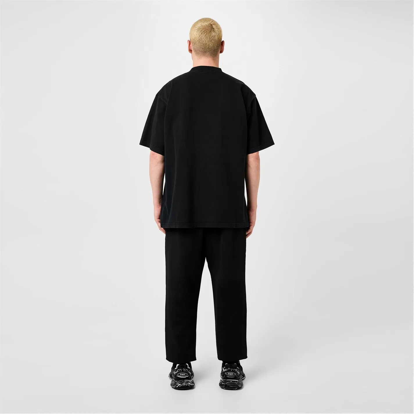BALENCIAGA  |Street Style Collaboration Logo Military Luxury T-Shirts