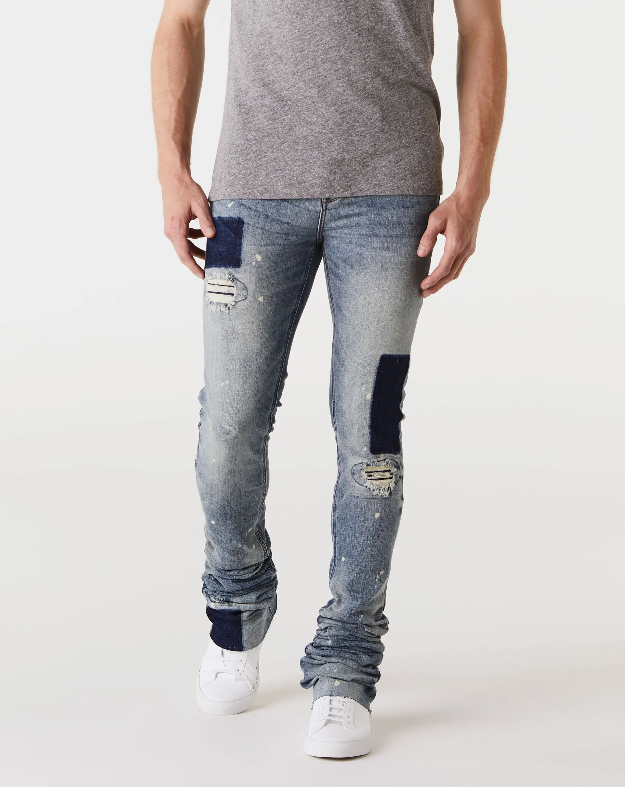 Barcelona Stacked Denim Jeans - Trendy and Stylish