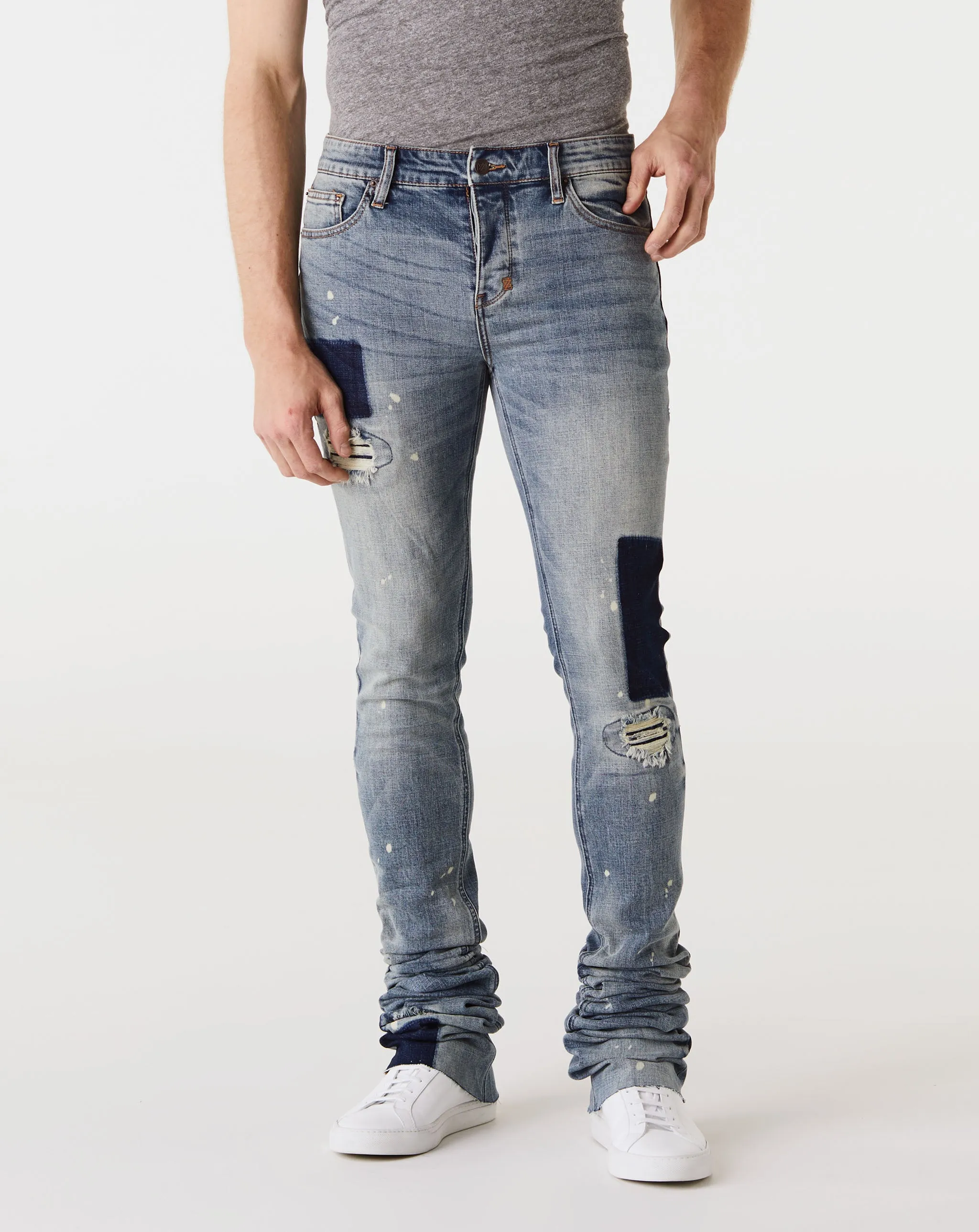 Barcelona Stacked Denim Jeans - Trendy and Stylish