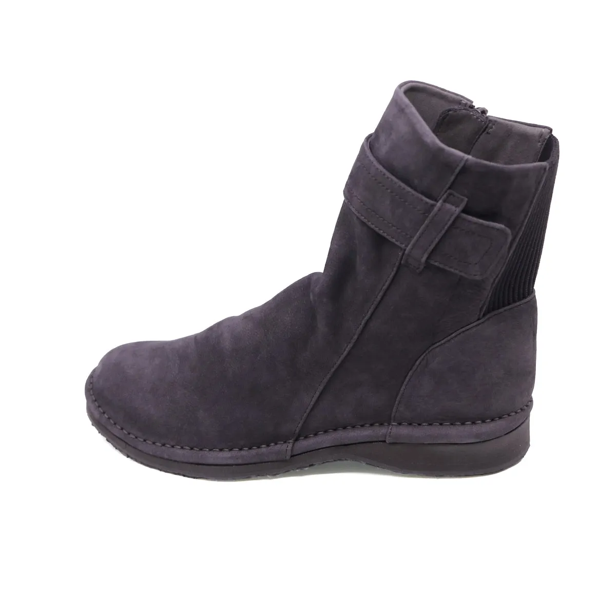 Bekky Aubergine Grey Anti-Slip Mid Boots