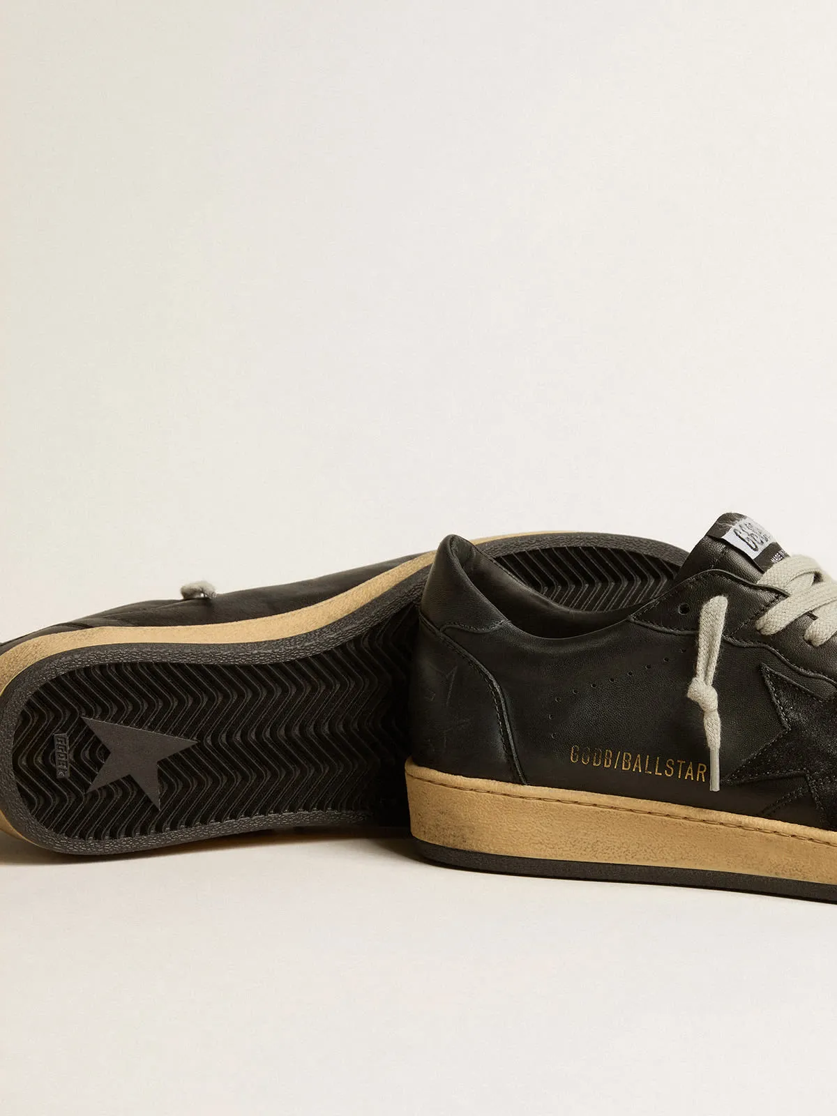 Black Golden Goose Ball Star Shoes