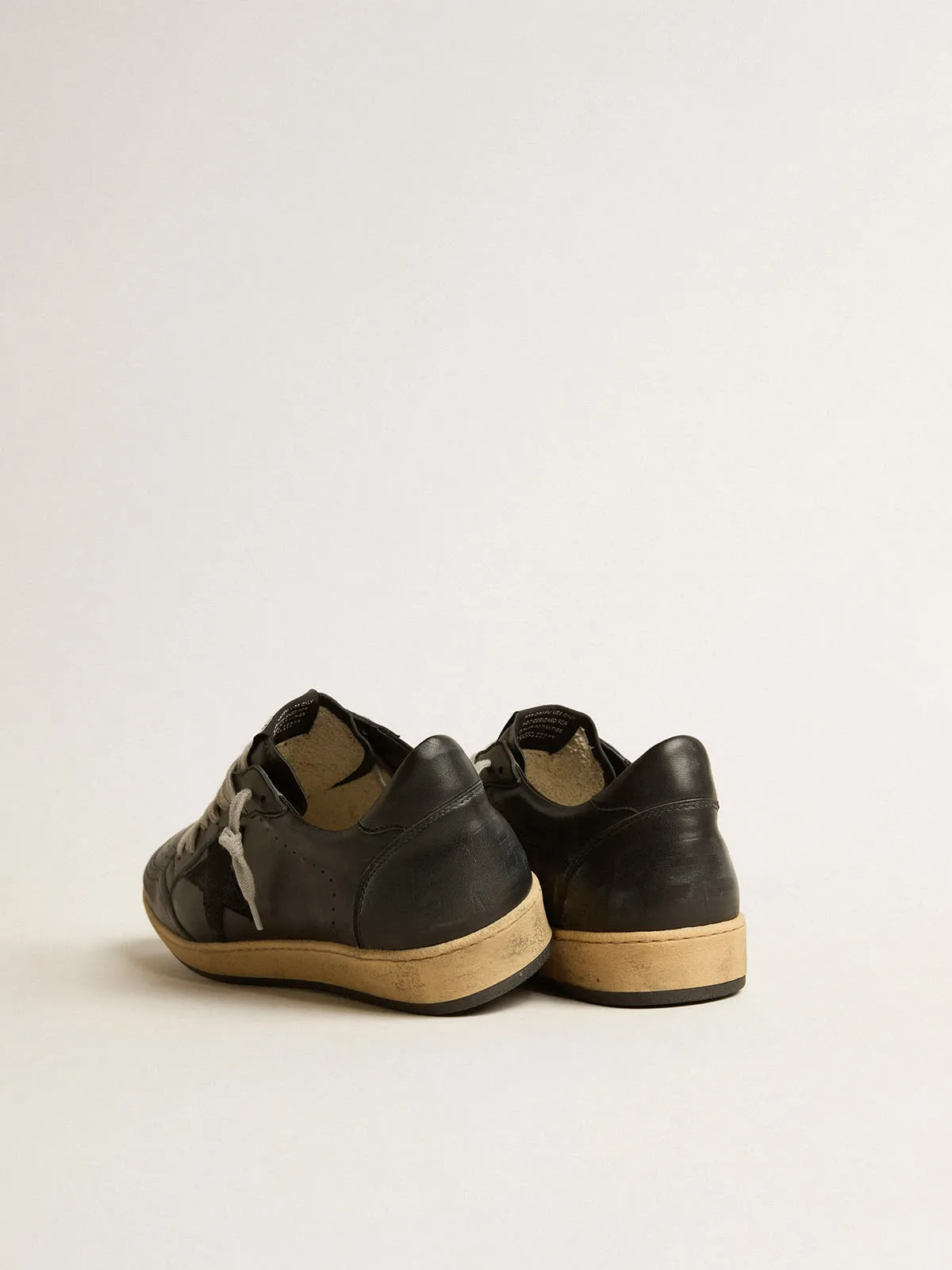 Black Golden Goose Ball Star Shoes