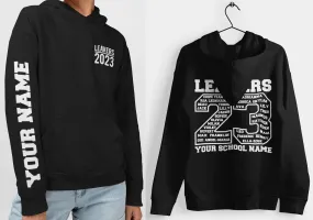 Black Leavers Hoodie, Schools, Colleges, Universities & Clubs 2023