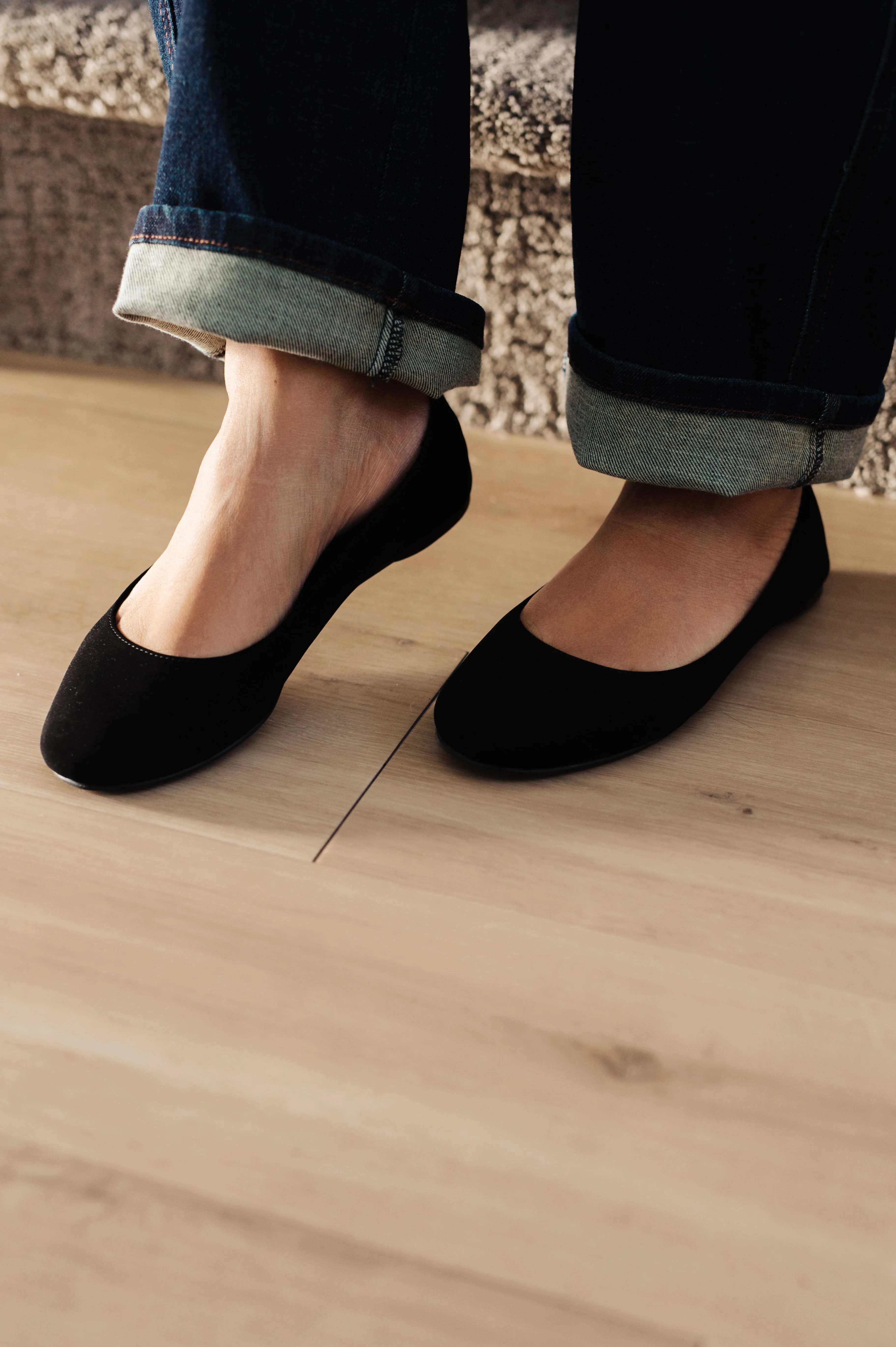 Black On Your Toes Ballet Flats