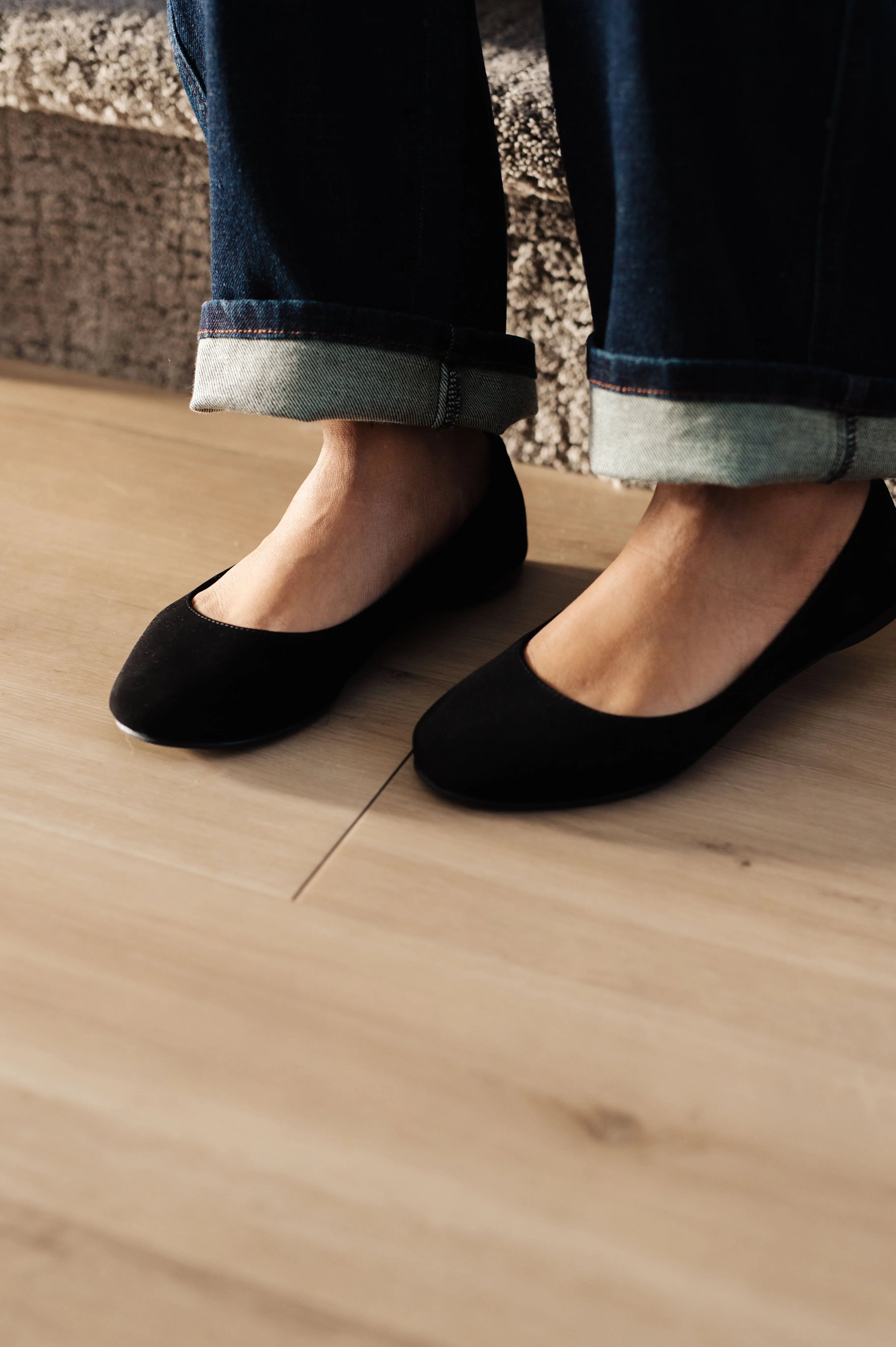 Black On Your Toes Ballet Flats