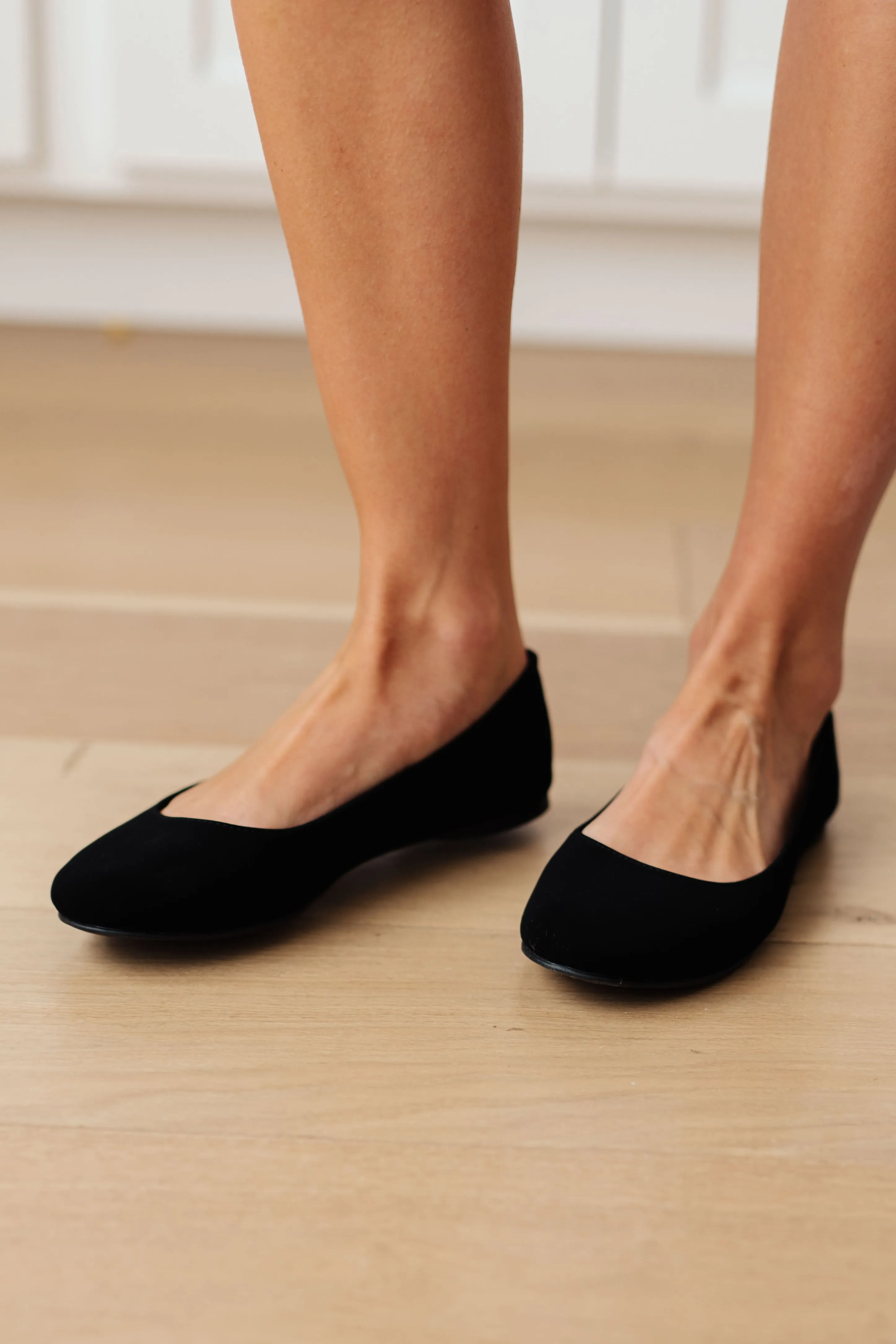 Black On Your Toes Ballet Flats