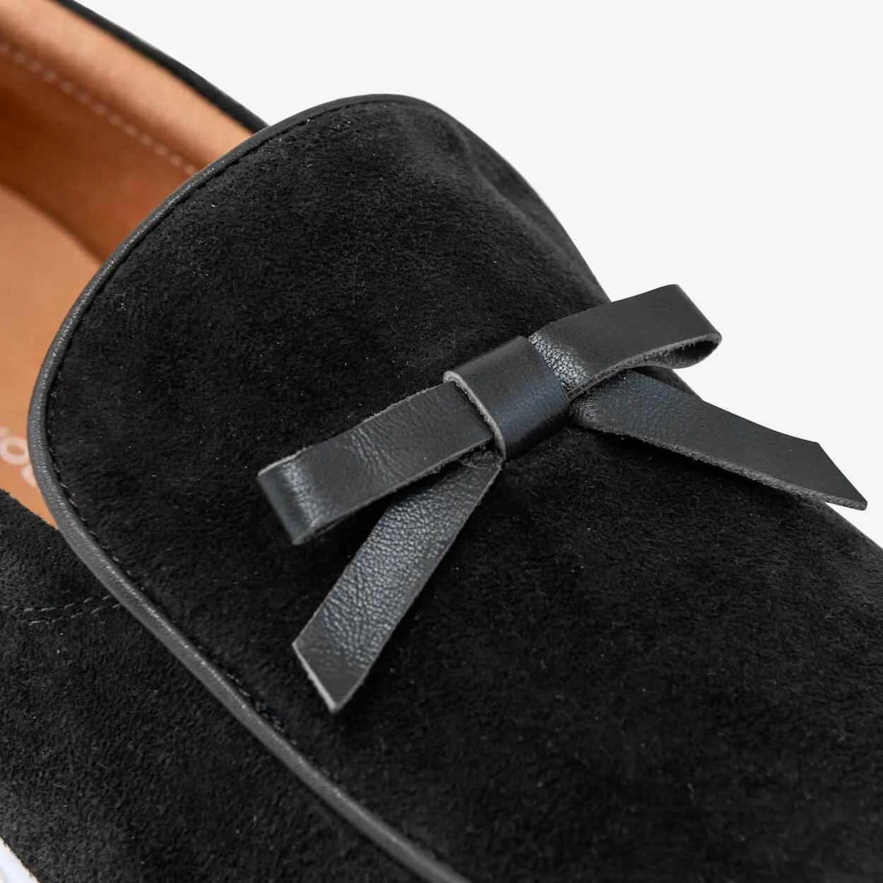 Black Suede Belgian Loafer Sneakers