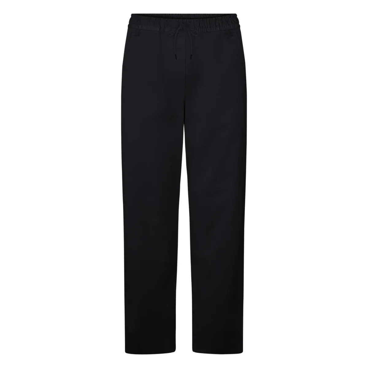 Black Twill Pants with Vibrant Colors