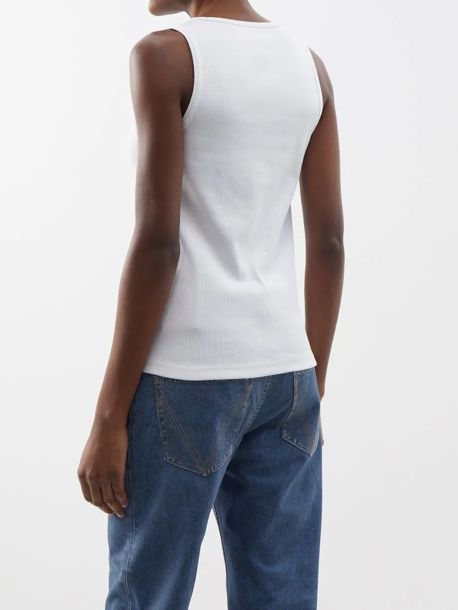 Bottega Veneta U-Neck Cotton Tanks & Camisoles