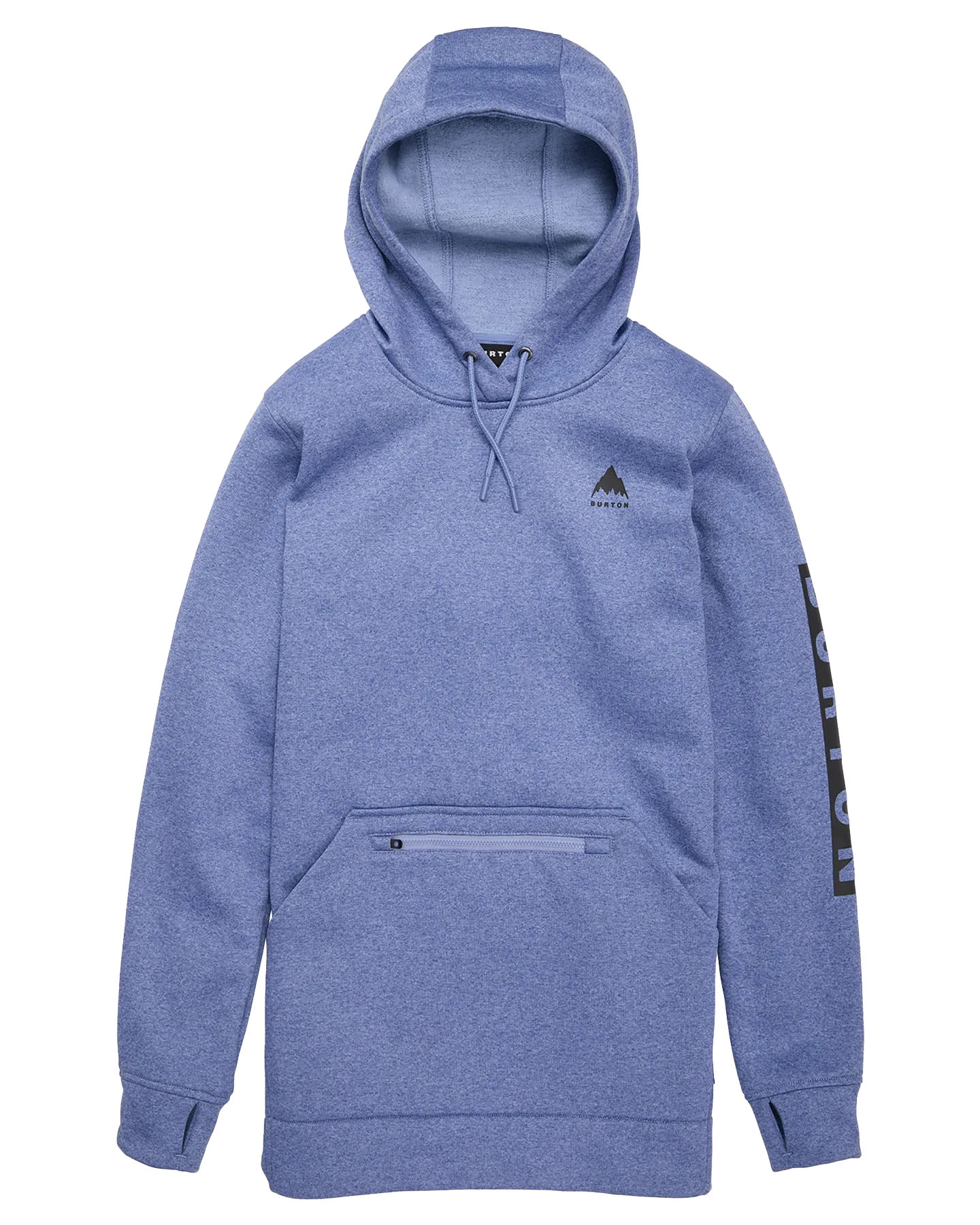 Burton Women's Long Pullover Hoodie - Slate Blue Heather