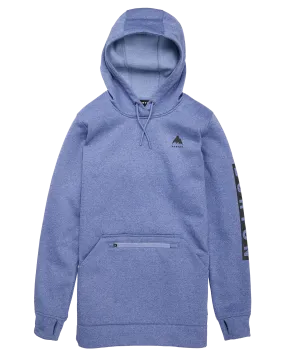 Burton Women's Long Pullover Hoodie - Slate Blue Heather