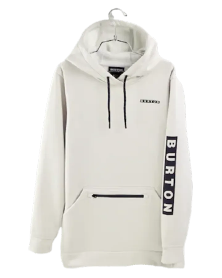 Burton Women's Oak Hoodie, Stout White Heather