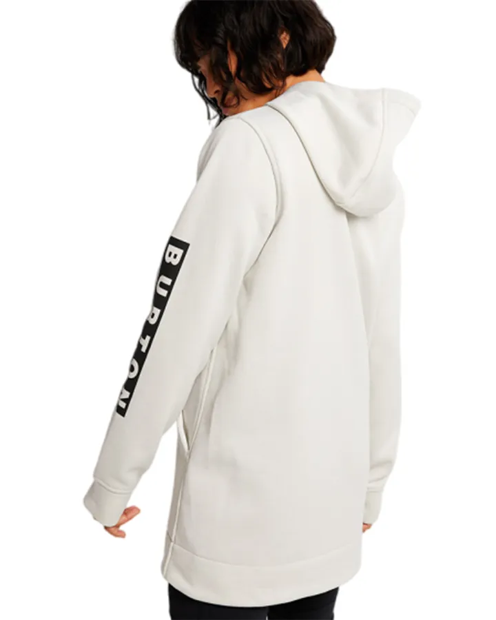 Burton Women's Oak Hoodie, Stout White Heather