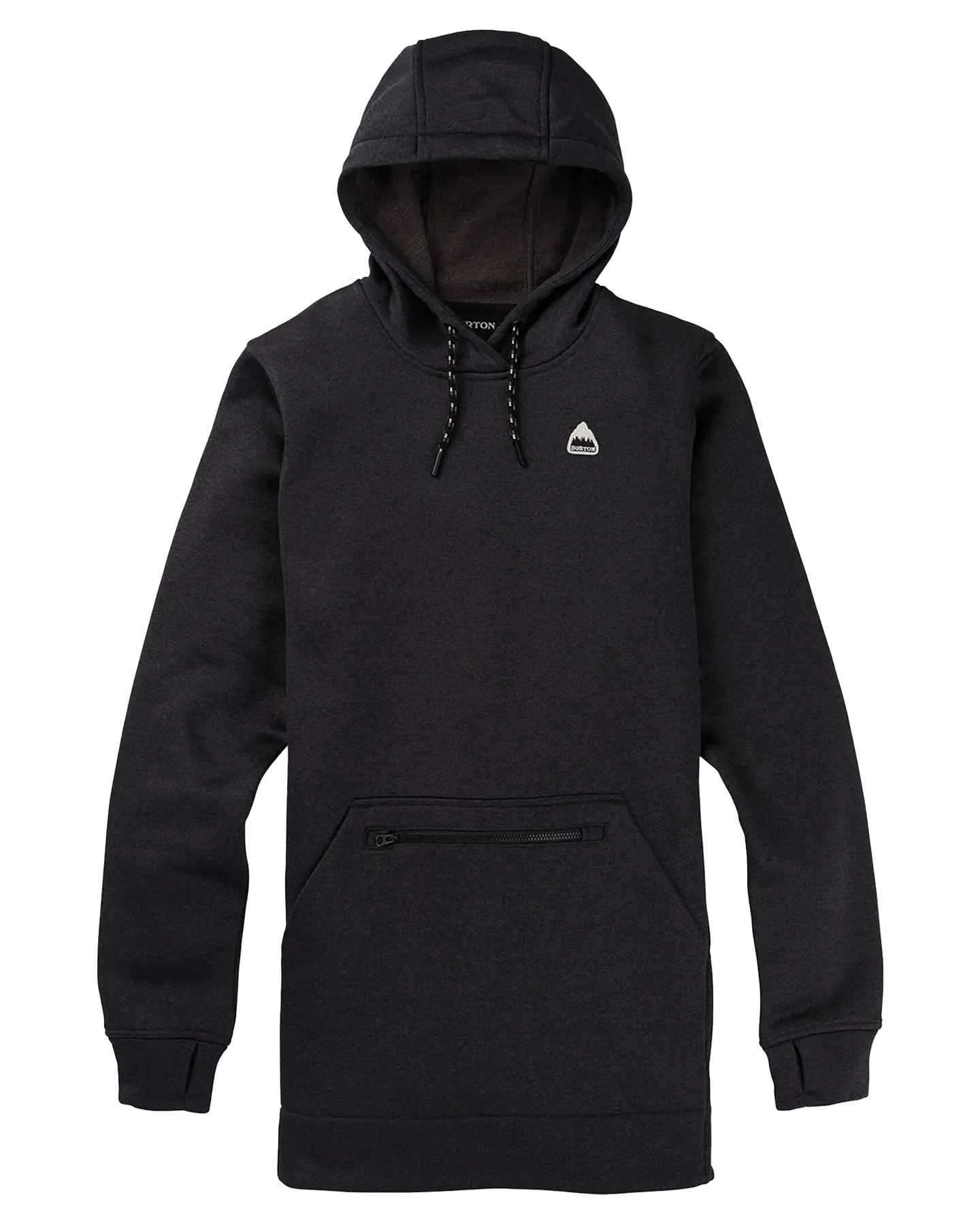 Burton Women's Oak Pullover Hoodie - Black Heather