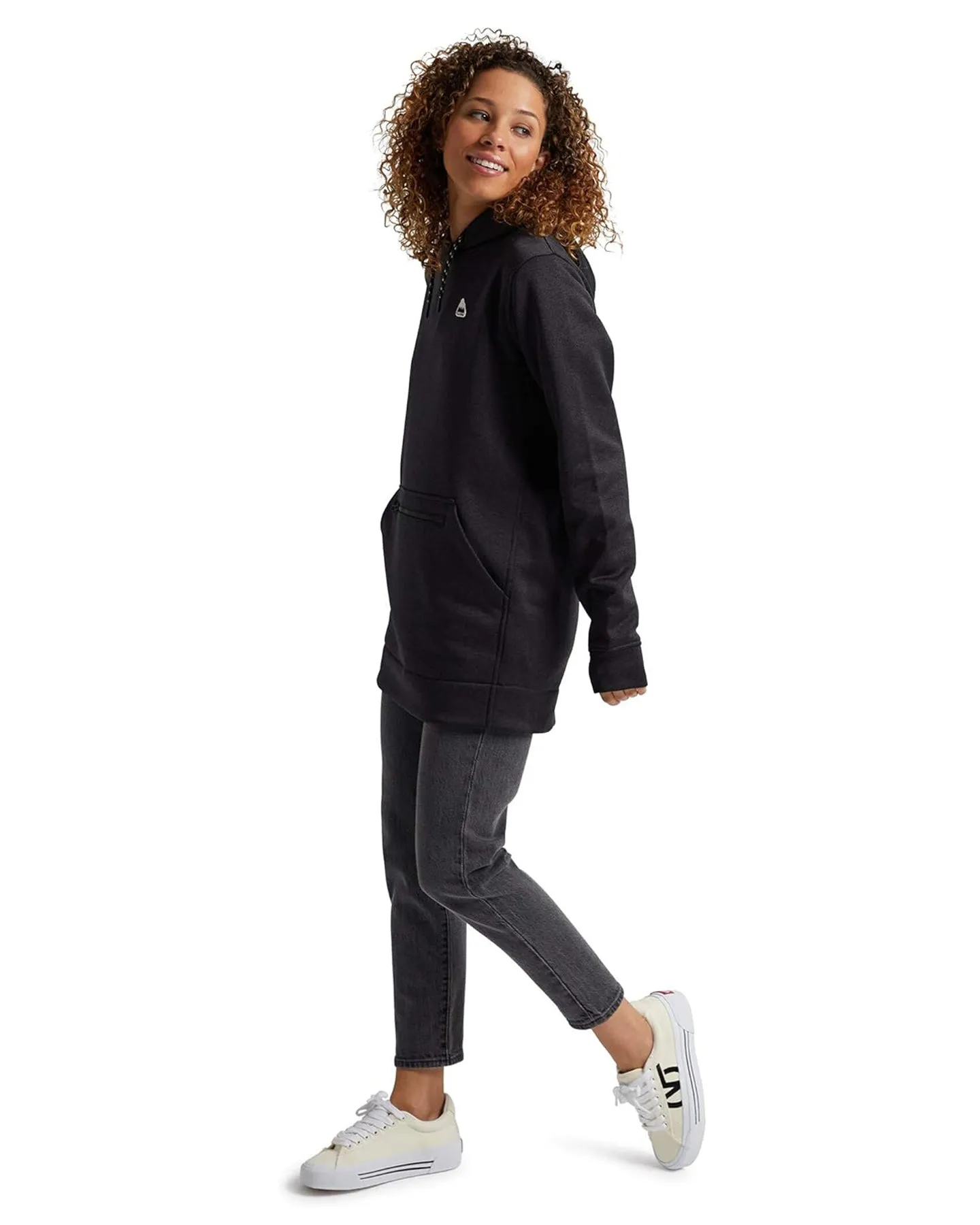 Burton Women's Oak Pullover Hoodie - Black Heather