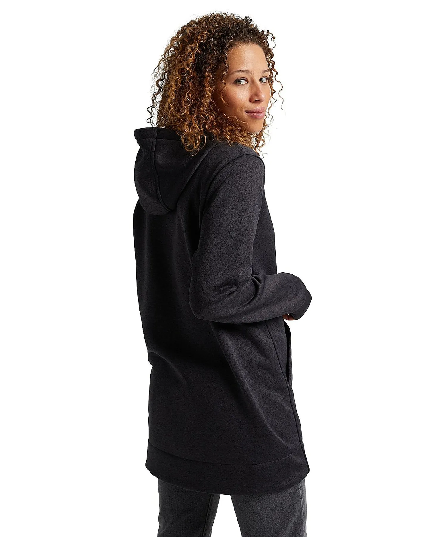 Burton Women's Oak Pullover Hoodie - Black Heather