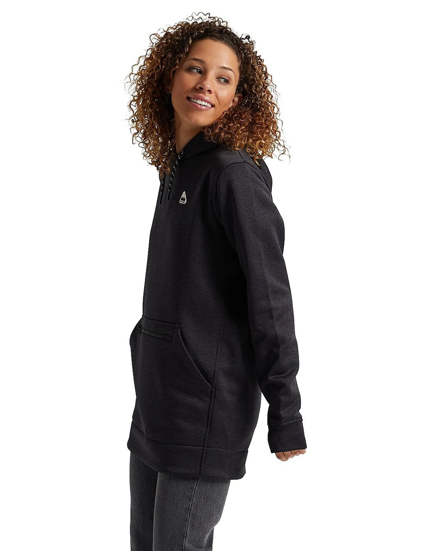 Burton Women's Oak Pullover Hoodie - Black Heather