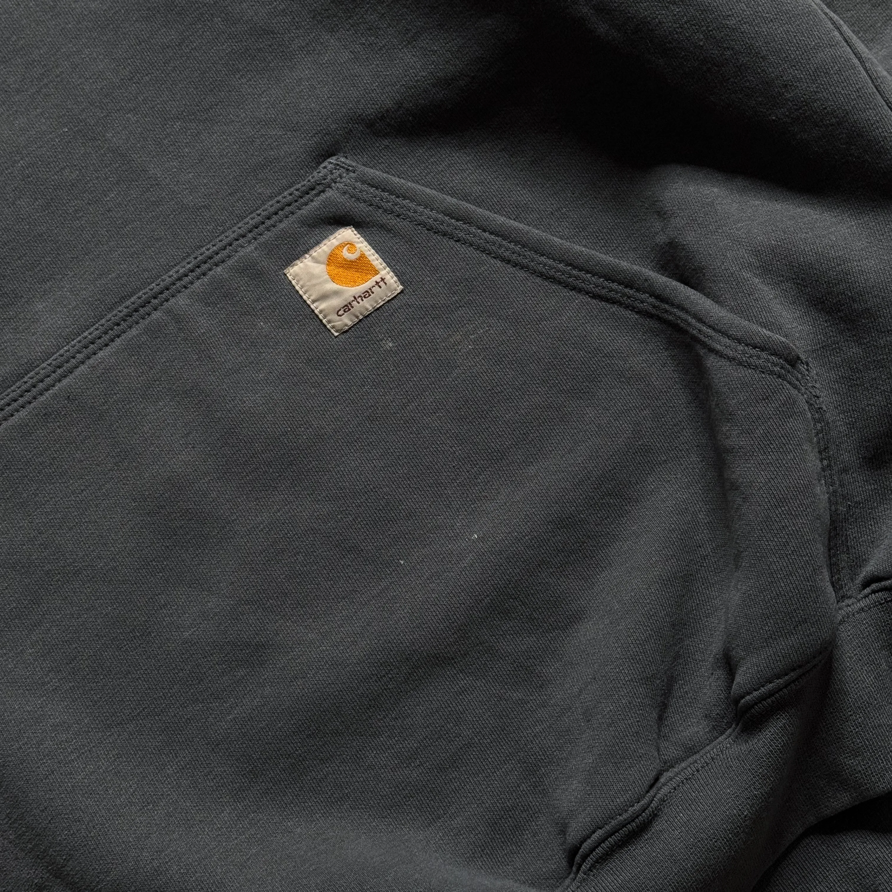 Carhartt Grey Logo Hoodie - M