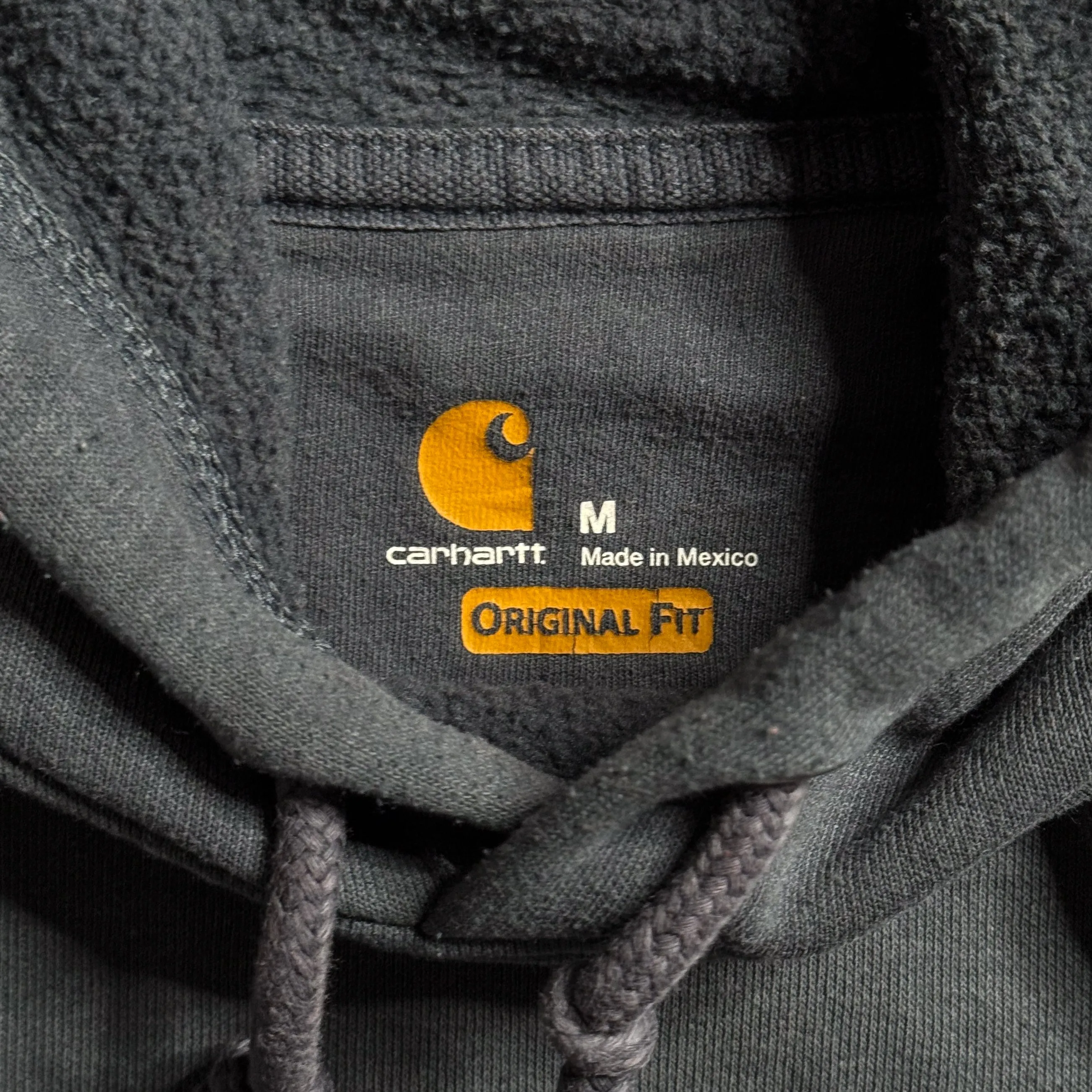 Carhartt Grey Logo Hoodie - M