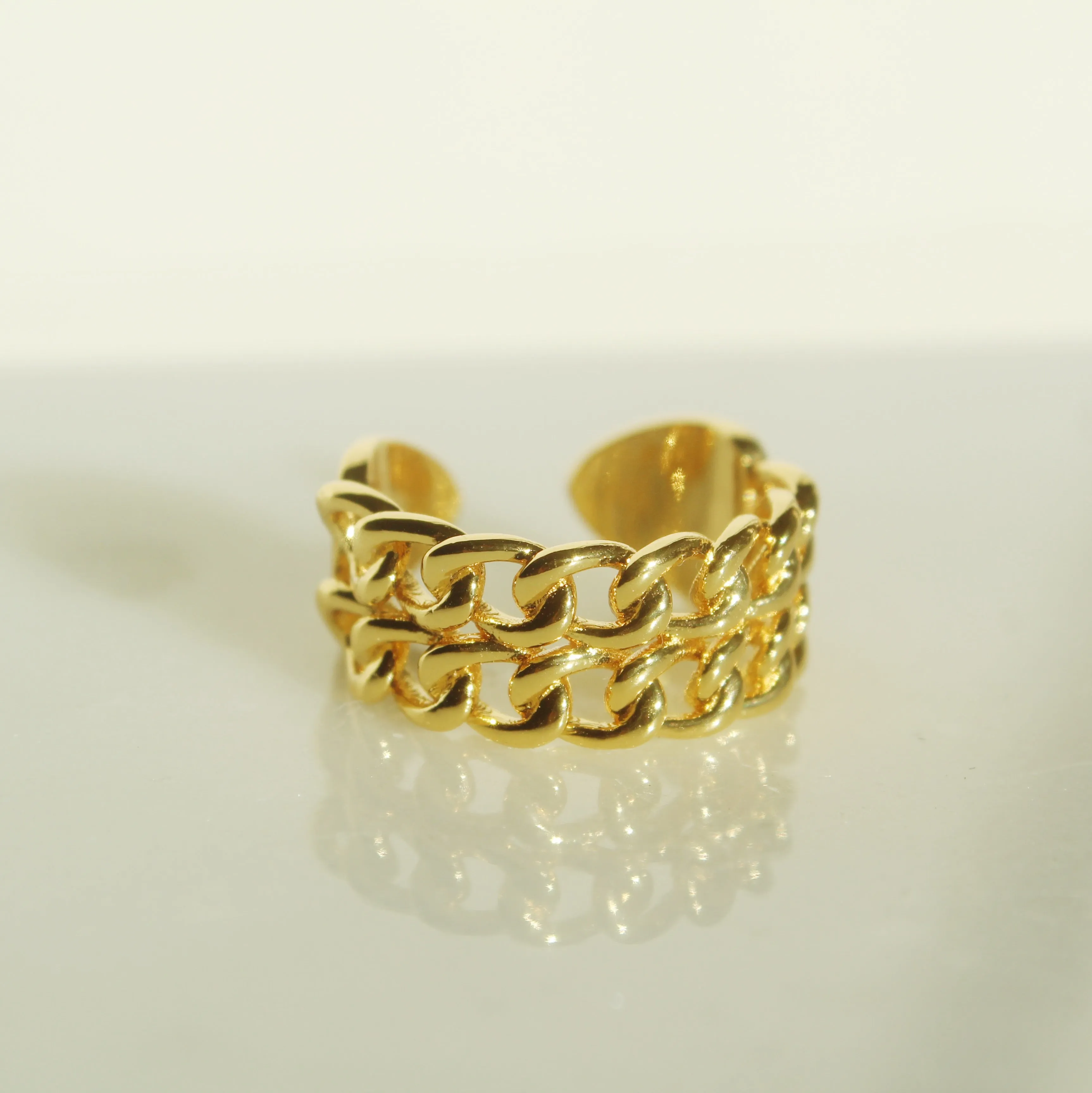 Chain Ring with Double Stacked Design